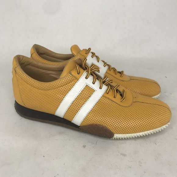 yellow bally shoes